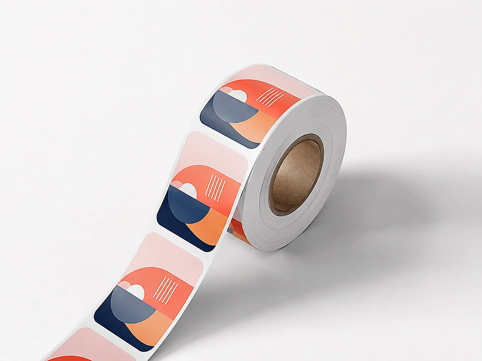 Etiketės ritinyje