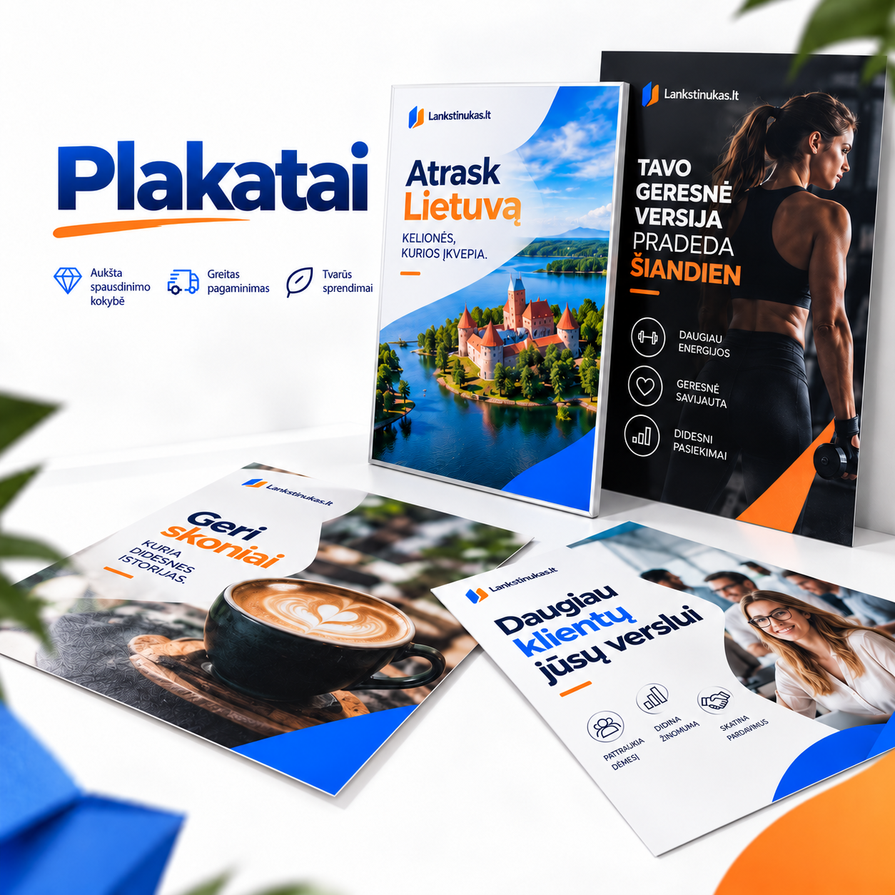 Plakatai – spauda internetu